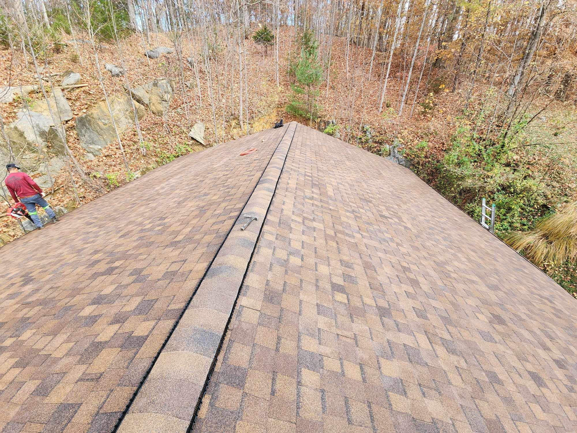 Beautiful Garage Roof Replacement Installed in Unicoi, Tennessee