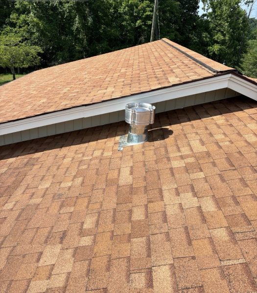 Marvelous results of a Chimney Removal and Roof Repair in Unicoi, Tennessee